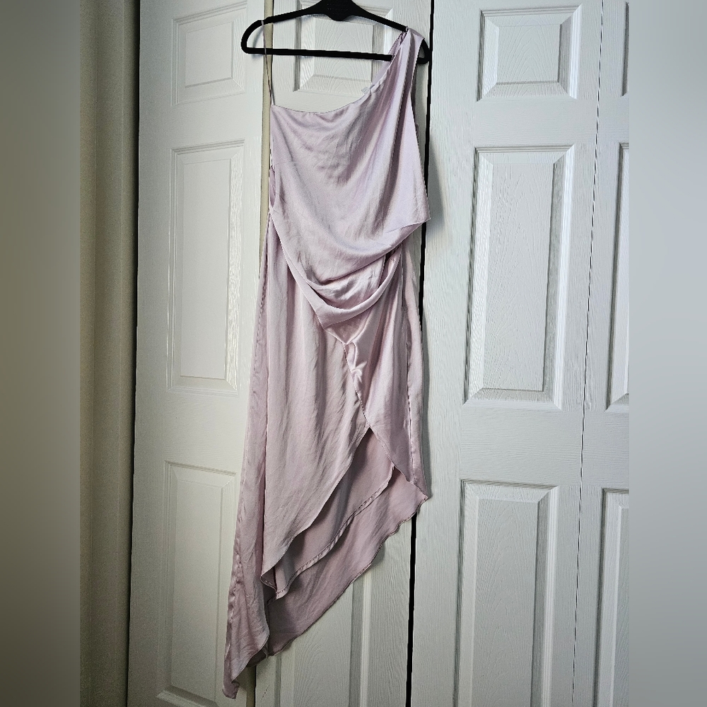 Mauve One Shoulder Asos Dress